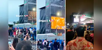 Peruanos en Italia no logran ingresar al concierto del Grupo 5, pero ven el show en pantallas gigantes, ¡y gratis! Peruanos en Italia no logran ingresar al concierto del Grupo 5, pero ven el show en pantallas gigantes, ¡y gratis!