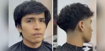Peruano le realizó radical cambio de look a joven y en redes dicen: “¿Barbero o cirujano?”