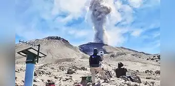Alerta naranja por explosiones del volcán Sabancaya: ¿cuántos sismos provoca el macizo de Arequipa?