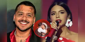 Christian Nodal y Ángela Aguilar sellan su amor con apasionado beso durante concierto en México Christian Nodal y Ángela Aguilar sellan su amor con apasionado beso durante concierto en México