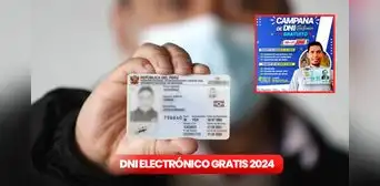 Anuncian campaña de DNI electrónico gratuito: conoce cómo obtenerlo del 18 al 24 de junio