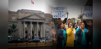 Trabajadores de hospital Loayza protestan por abandono y corrupción del Minsa: "No hay medicamentos"
