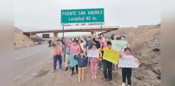 Peligro en Cañete: posible colapso de puente podría aislar a más de 5.000 habitantes Peligro en Cañete: posible colapso de puente podría aislar a más de 5.000 habitantes
