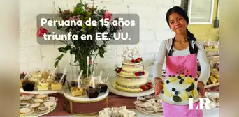 Peruana de 15 años triunfa en EE. UU. con emprendimiento y apunta más lejos: "Me gustaría ir a Europa”