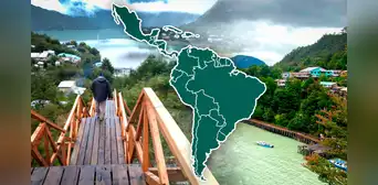 Conoce el curioso pueblo de América Latina donde solo te trasladas caminando por puentes de madera
