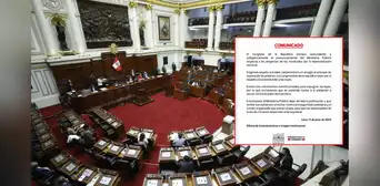 Congreso rechaza comunicado de la Fiscalía por temor a protestas en su contra al finalizar la legislatura Congreso rechaza comunicado de la Fiscalía por temor a protestas en su contra al finalizar la legislatura