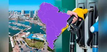El país de Sudamérica con la gasolina más cara en 2024, supera a la de Perú y Argentina