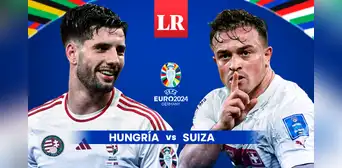 Hungría vs. Suiza EN VIVO: ¿a qué hora y dónde ver el segundo partido del Grupo A de la Eurocopa 2024? Hungría vs. Suiza EN VIVO: ¿a qué hora y dónde ver el segundo partido del Grupo A de la Eurocopa 2024?