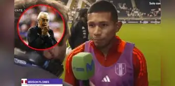 Edison Flores defendió a Fossati de duras críticas a su sistema de 3: "Le da miedo a todo el Perú"