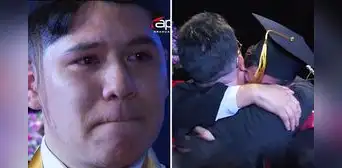 Alumno de la UNMSM fue sorprendido en su graduación por su PADRE que llegó desde España: “Lloramos todos” Alumno de la UNMSM fue sorprendido en su graduación por su PADRE que llegó desde España: “Lloramos todos”