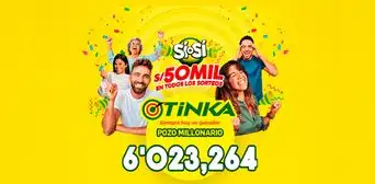 Resultados de La Tinka EN VIVO: transmisión ONLINE y números ganadores del domingo 16 de junio Resultados de La Tinka EN VIVO: transmisión ONLINE y números ganadores del domingo 16 de junio