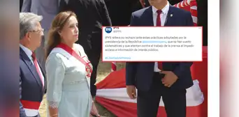 IPYS sobre periodistas cercados por seguridad de Boluarte: "Estas acciones se han vuelto sistemáticas" IPYS sobre periodistas cercados por seguridad de Boluarte: "Estas acciones se han vuelto sistemáticas"