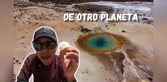 Youtuber hierve huevos en los géiseres más impresionantes de Perú: “Está totalmente cocinado” Youtuber hierve huevos en los géiseres más impresionantes de Perú: “Está totalmente cocinado”