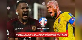 Venezuela vs. Ecuador, Copa América 2024: árbitro Wilmar Roldán dirigirá juego de la Vinotinto
