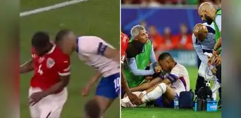 Kylian Mbappé se rompió la nariz: terminó ensangrentado y tuvo que ser cambiado en Francia por lesión Kylian Mbappé se rompió la nariz: terminó ensangrentado y tuvo que ser cambiado en Francia por lesión