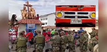 Cusco: denuncian censura de la PNP en desfile de alegorías por mensaje alusivo a Dina Boluarte