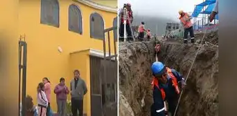 Parroquia en San Juan de Miraflores a punto de colapsar: vecinos denuncian obra paralizada Parroquia en San Juan de Miraflores a punto de colapsar: vecinos denuncian obra paralizada