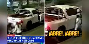 SJL: Roban camioneta a policía, llama al 105 y nadie lo ayudó SJL: Roban camioneta a policía, llama al 105 y nadie lo ayudó