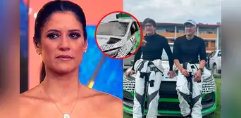Esposo e hijo de María Pía Copello se volcaron durante concurso automovilístico Esposo e hijo de María Pía Copello se volcaron durante concurso automovilístico