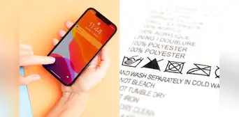 Esta función de iPhone te ayudará a entender los símbolos de lavado que hay en la ropa Esta función de iPhone te ayudará a entender los símbolos de lavado que hay en la ropa
