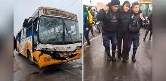 Chorrillos: fuerte choque entre dos buses de la empresa ETUL 4 SA deja más de 20 heridos Chorrillos: fuerte choque entre dos buses de la empresa ETUL 4 SA deja más de 20 heridos
