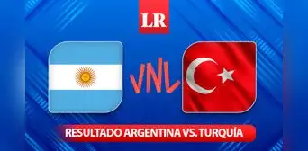 Resultado de vóley Argentina vs. Turquía, Liga de Naciones 2024: marcador del partido Resultado de vóley Argentina vs. Turquía, Liga de Naciones 2024: marcador del partido