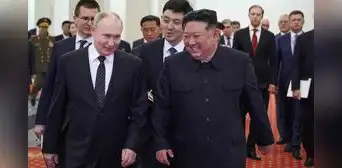 Kim Jong Un expresa "su apoyo" a Rusia en guerra contra Ucrania tras llegada de Putin a Corea del Norte Kim Jong Un expresa "su apoyo" a Rusia en guerra contra Ucrania tras llegada de Putin a Corea del Norte