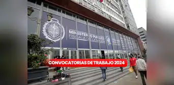 Ministerio Público ofrece trabajos: gana hasta S/6.000 si tienes secundaria completa, bachiller y más Ministerio Público ofrece trabajos: gana hasta S/6.000 si tienes secundaria completa, bachiller y más