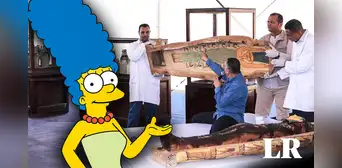 Increíble hallazgo: sarcófago egipcio con imagen similar a Marge Simpson tiene 3.500 años de antigüedad Increíble hallazgo: sarcófago egipcio con imagen similar a Marge Simpson tiene 3.500 años de antigüedad