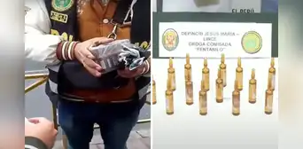 Detienen a sujeto que vendía ampollas de fentanilo, la ‘droga zombi’, en Cercado de Lima