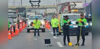 Los Olivos: mujer es atropellada el intentar cruzar la Panamericana Norte
