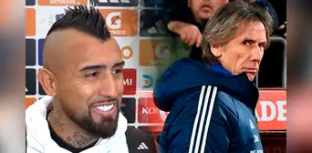 Vidal ningunea a Gareca tras no llevarlo a la Copa América: "Los peruanos saben cuántos goles le metí"