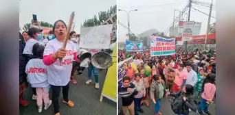 Comerciantes de 180 mercados protestan en las calles de San Juan de Lurigancho: conoce sus exigencias