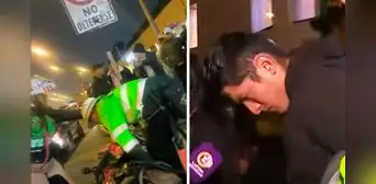 Repartidor de delivery atropella a mujer policía para evadir intervención en el centro de Lima