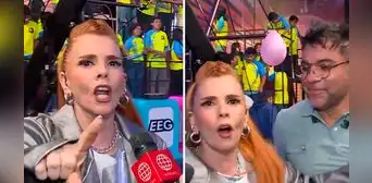 Johanna San Miguel ‘amenaza’ con renunciar a ‘Esto es Guerra’ por Renzo Schuller: “Estoy harta” Johanna San Miguel ‘amenaza’ con renunciar a ‘Esto es Guerra’ por Renzo Schuller: “Estoy harta”