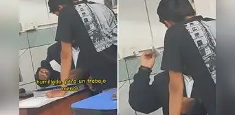 Profesor del Senati descalificó trabajo de alumno y lo hizo un avioncito de papel: “Frío de fríos” Profesor del Senati descalificó trabajo de alumno y lo hizo un avioncito de papel: “Frío de fríos”