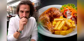 Argentino prueba por primera vez POLLO A LA BRASA y sorprende a sus amigos por su forma de comer: "Se come el pellejito"