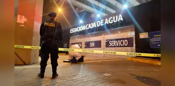 San Juan de Lurigancho: delincuentes detonan explosivo frente a estación Caja de Agua del tren San Juan de Lurigancho: delincuentes detonan explosivo frente a estación Caja de Agua del tren