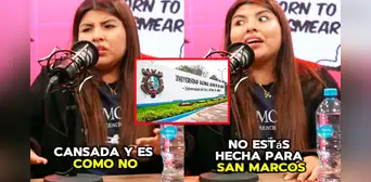 Estudiante revela duro comentario que le hizo su profesor: “Si te cansas, no estás hecha para San Marcos” Estudiante revela duro comentario que le hizo su profesor: “Si te cansas, no estás hecha para San Marcos”