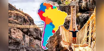 El ÚNICO puente tejido a mano se encuentra en Sudamérica, tiene al menos 6 siglos de antigüedad El ÚNICO puente tejido a mano se encuentra en Sudamérica, tiene al menos 6 siglos de antigüedad