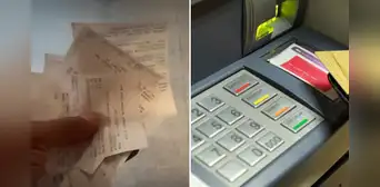 Delincuentes usaban vouchers de cajeros automáticos para obtener huellas dactilares y robar dinero