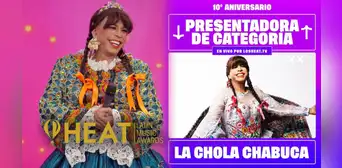 ‘La Chola Chabuca’ será presentadora oficial en los Premios Heat 2024: Al lado de Wendy Guevara ‘La Chola Chabuca’ será presentadora oficial en los Premios Heat 2024: Al lado de Wendy Guevara