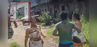 Iquitos: policías se disfrazan de danzantes para arrestar a presuntos vendedores de droga Iquitos: policías se disfrazan de danzantes para arrestar a presuntos vendedores de droga