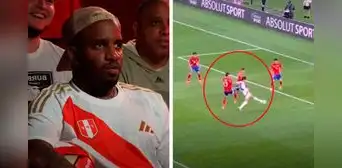 Farfán y su llamativa reacción tras gol que falló Lapadula ante Chile: "Eso donde patees entra"