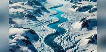 Descubren río transcontinental con una antigüedad de más de 40 millones de años en la Antártida Descubren río transcontinental con una antigüedad de más de 40 millones de años en la Antártida