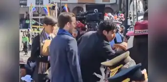Alejandro Cavero es abucheado por cusqueños en plena escenificación del Inti Raymi: "Vendepatria"