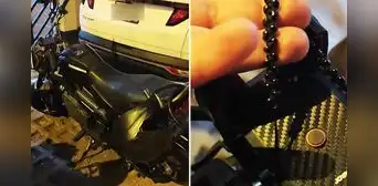 Peruano encuentra un anillo y una pulsera negra en su moto y causa inquietud en redes: “¿Brujería?”