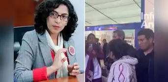 Leslie Urteaga fue rechazada por ciudadanos en Huancayo: “Ministra de la dictadura” Leslie Urteaga fue rechazada por ciudadanos en Huancayo: “Ministra de la dictadura”