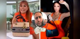 Magaly Medina expone que Sheyla Rojas usaría carteras ‘bamba’ y señala: “Esto no deja bien parado a Sir Winston”