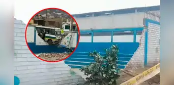 Bus destruye pared de colegio tras despistarse en Callao: escolares estaban en clase Bus destruye pared de colegio tras despistarse en Callao: escolares estaban en clase